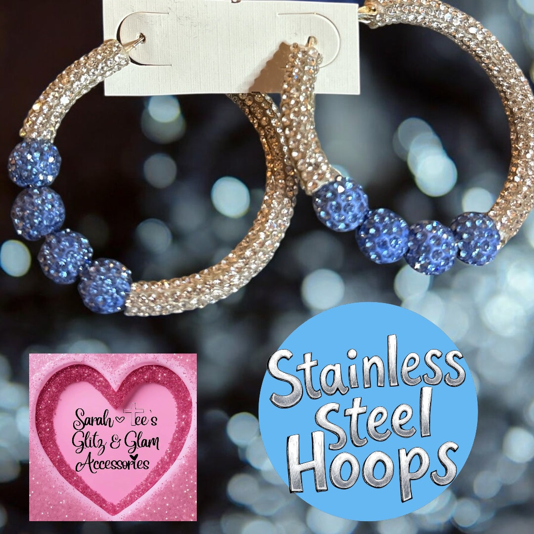 Stainless Steel Hoop Earrings