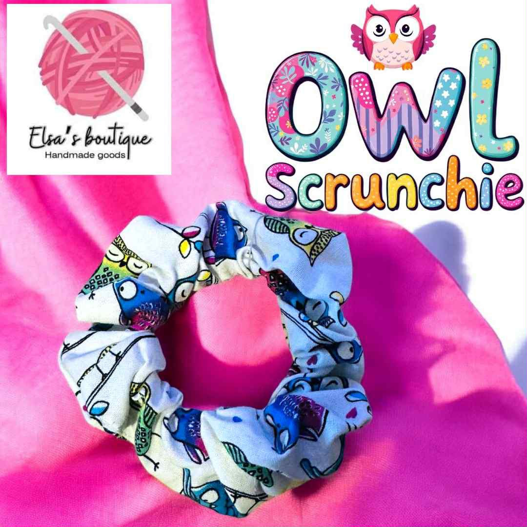 Owl scrunchie