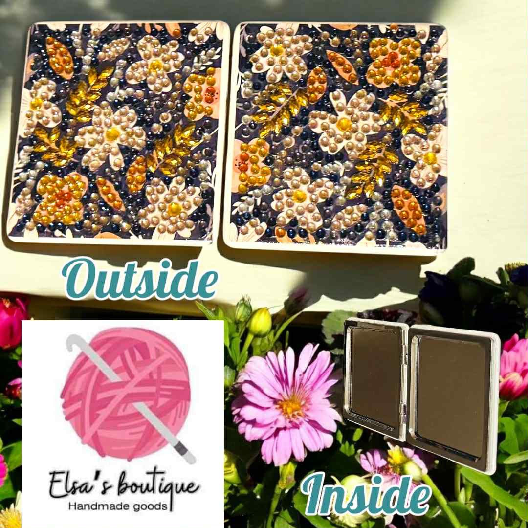 Square pocket mirror