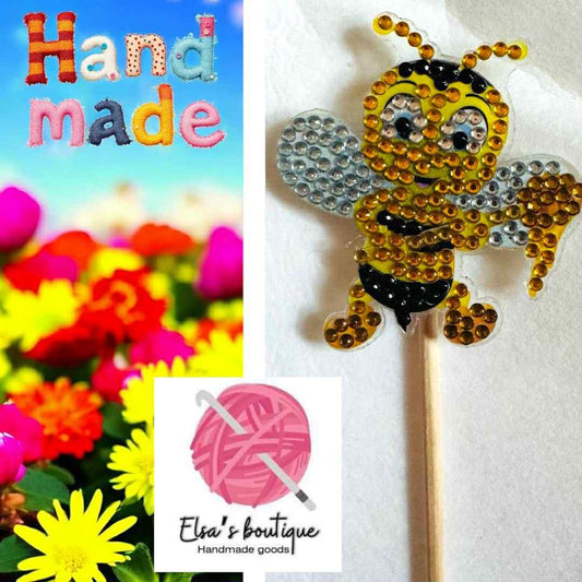 Bee Flower Pot Decor