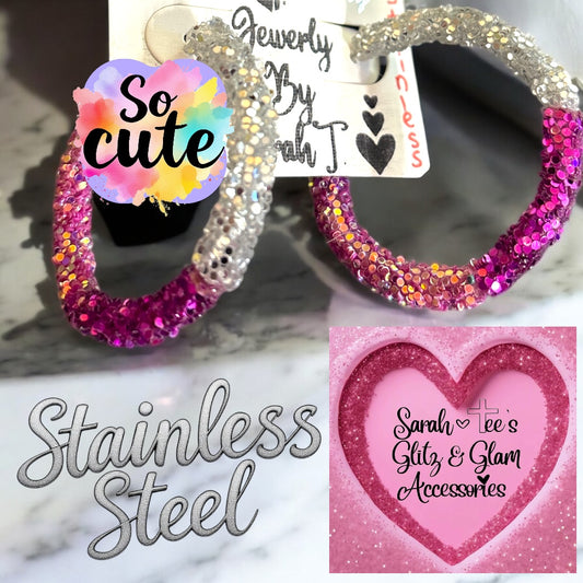 Stainless Steel Hoop Earrings