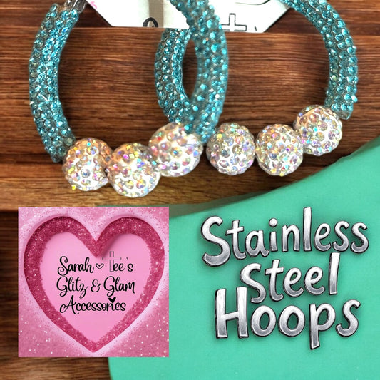 Stainless Steel Hoop Earrings