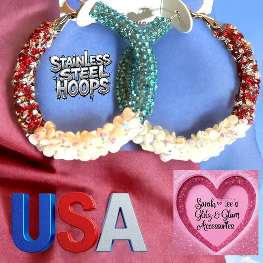 Stainless Steel Hoop Earrings