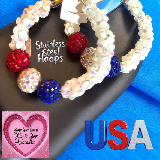 Stainless Steel Hoop Earrings