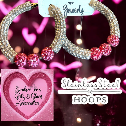 Stainless Steel Hoop Earrings