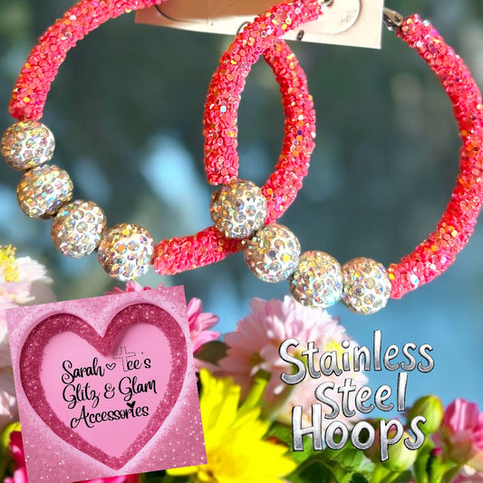Stainless Steel Hoop Earrings