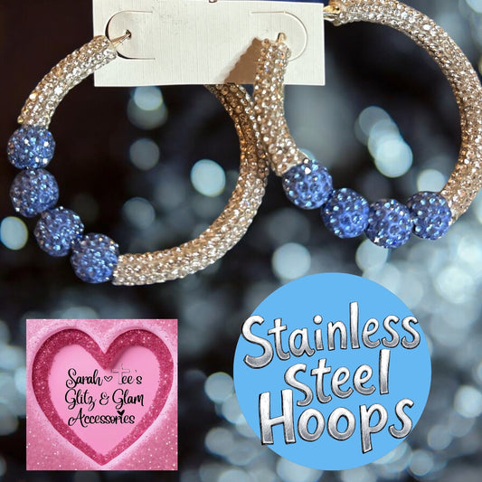 Stainless Steel Hoop Earrings