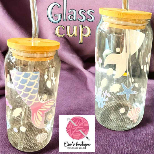 Mermaid Glass Cup