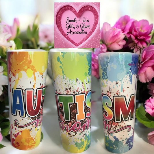 20oz "Autism Mom" Stainless Steel Tumbler