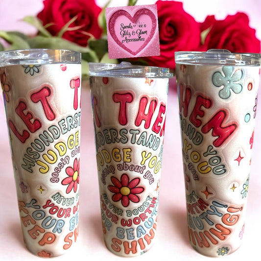 20oz "Let Them" Stainless Steel Tumbler