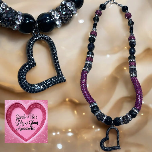 Black Heart Necklace