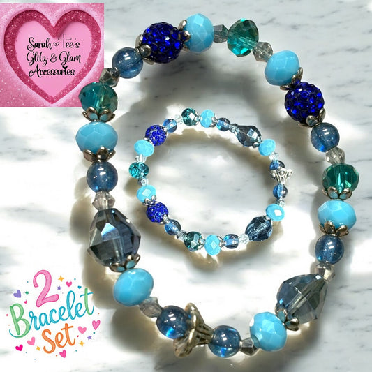 Turquoise Bracelet Set 5.5inches